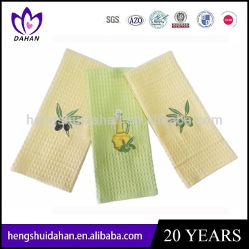 100% cotton kitchen towel embroidery