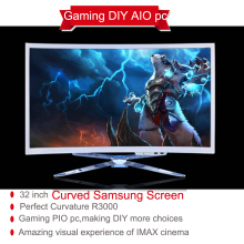 Hot sell cheap aio pc with 32" curved screen