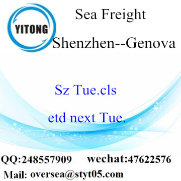 Shenzhen Port LCL Consolidation To Genova