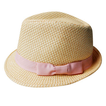 Paper Straw Hat with Bow Hatband Xf1103-5