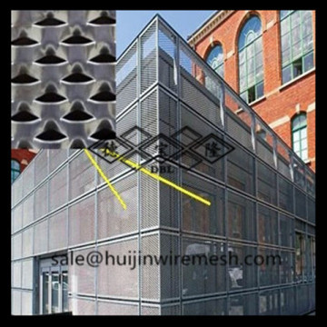 Powder coating aluminum curtain wall mesh/PVDF coating aluminum curtain wall mesh/Aluminum curtain wall mesh