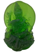 Liu li (Colored Glaze) Green Mammon