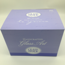 Printed folding corrugated packaging carton box