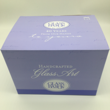 Printed folding corrugated packaging carton box