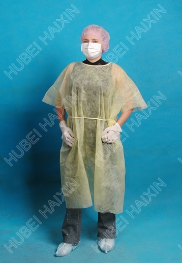 Polypropylene disposable hospital medical isolation gown