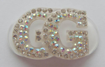 Acrylic Rhinestone Shoe Clips