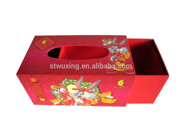 creative multi-fuction paper printed tissue box