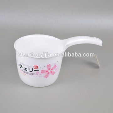 samll kitchen water ladle With Cherry Print plastic ladle