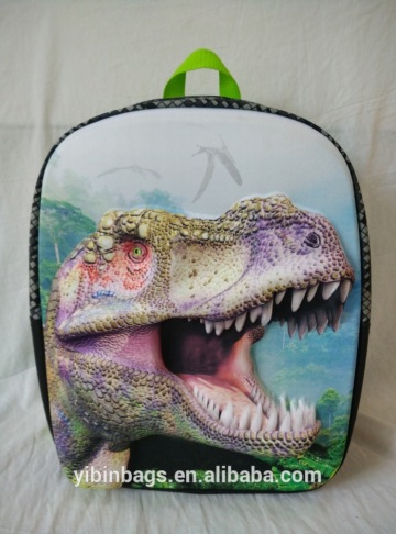 Kids' School Backpack, School Bag Cartoon Printing EVA 3D Printing, Wolf Backpack School Bag for Boys SCB051