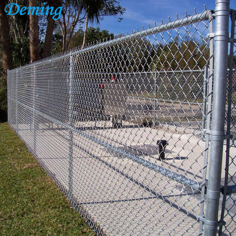 Factory Eletric Galvanized Chain Link Fence