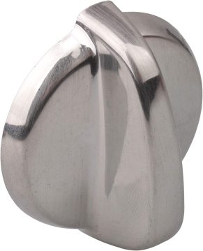 Matte Chrome Metal Cooktop Burner Knobs | Stove Knob Control Knobs