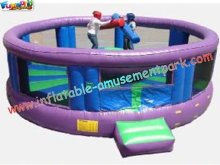 Custom Made 5m Diameter Pvc Tarpaulin Blow Up Football Inflatable Sports Games For Rent