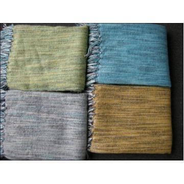 Acrylic And Polyester Woven Throw Blankets