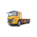 wrecker truck 4x2 flat bed with crane