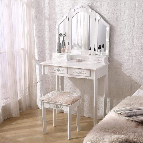 Makeup Vanity with Lights Vanity Desk with Mirror