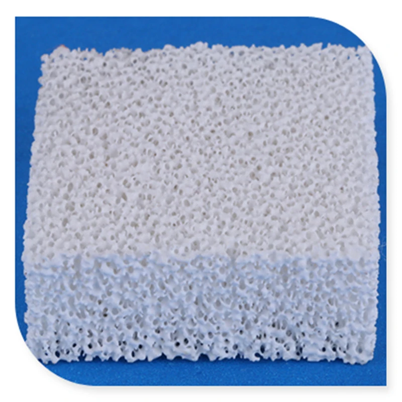 Alumina Porous Foam Ceramic Filter for Metal Casting (Material: Silicon carbide, Alumina, Zirconia)