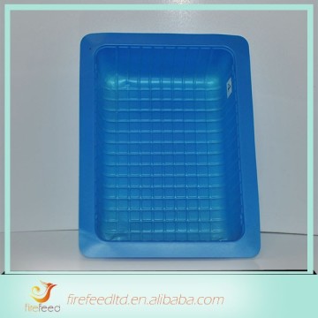 Cheap Wholesale Eco-friendly absorb silver plastic tray