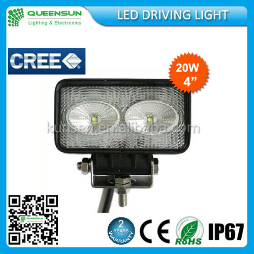 Cree chip flood beaming 90DEG 20W led work lights QS-REWL20-C