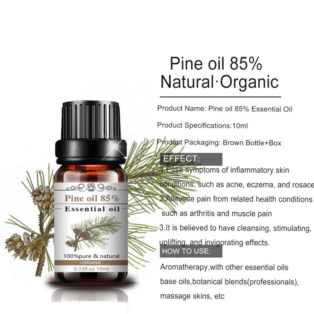 Aceite esencial de buena calidad Aceite de pino 85% Pino Aceite esencial bajo precio