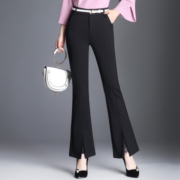 2019 High waist slim fashion women bell-bottoms