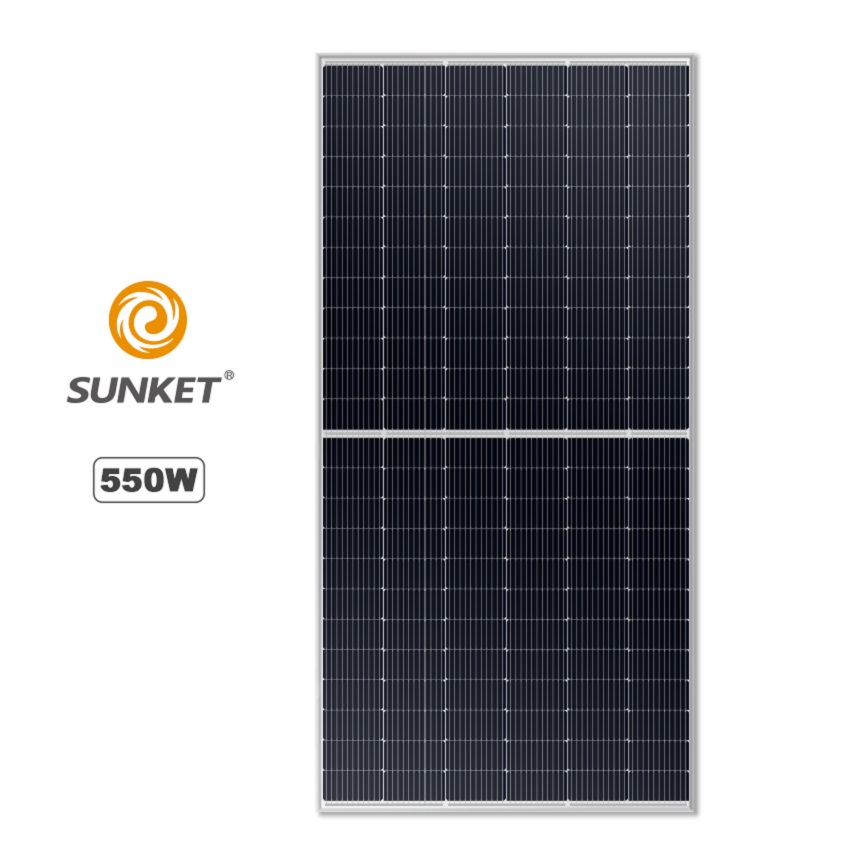 Panel słoneczny Mono 550W w porównaniu z JA