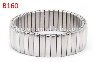 Wide plain stainless steel bangle wholesale!