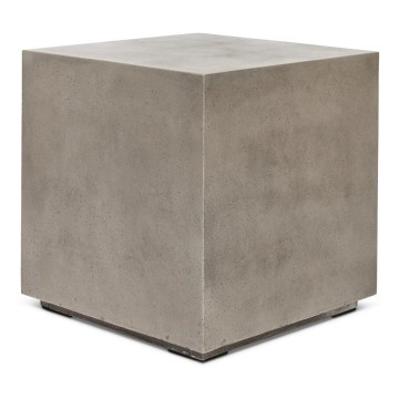 Elegant Simple Cube Solid Color Concrete Side Table