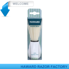 Factory direct sale of white plastic handle shaving brush
