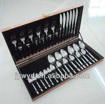 36pcs silverware and titanium cutlery gift set