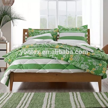 100% cotton printed comforter set