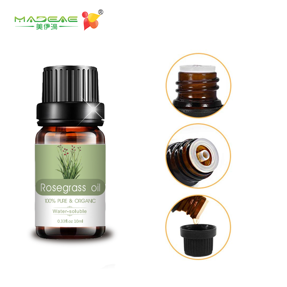 Diffusore rosegrass personalizzato olio essenziale da 10 ml per la cura della pelle