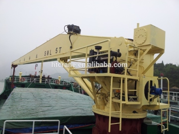 harbour crane pedestal crane with single jib