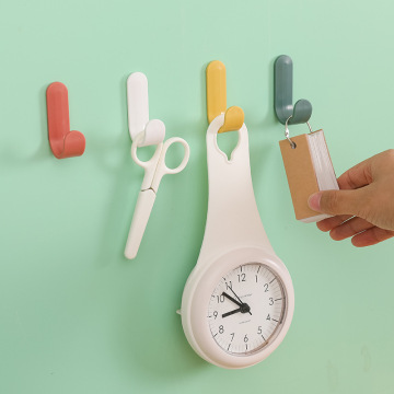 Custom 4pcs/set Plastic Door Hangers Self Adhesive Wall Hangers