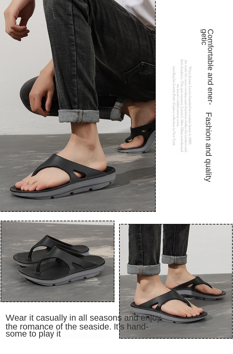 40-49yards Big Indoor Outdoor EVA Sandals Thong Foot Pain Relief Arch Support Recovery Slipper Men Ultra Soft men Flip Flops