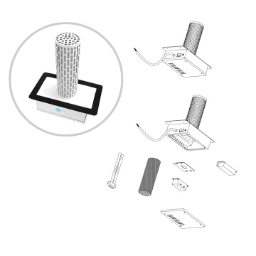 Mini HVAC Use Photocatalysis Air Purification Device