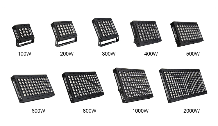 IP67 Waterproof Aluminum Outdoor 600 Watt Led Flood Light Fixtures