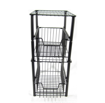 Double foldable storage rack