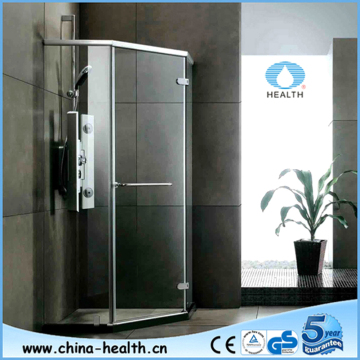 Frameless glass shower hinge door