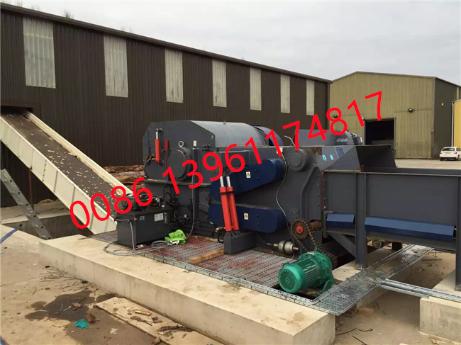 High Quality 110kw  132kw 8-20 ton per hour drum wood chipper machine