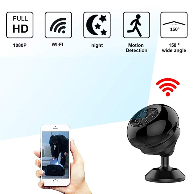 360 camera HD 1080p hidden spy wireless wifi mini camcorders night vision baby monitor 4K camera wifi ip video cameras