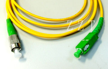 Fc / Apc Single Mode Fiber Optic Patch Cords / Fiber Optic Jumpers