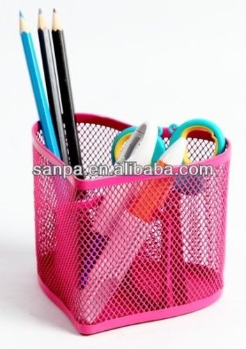 Hangzhou Metal Mesh Heart-shape Pen Holder Stationery