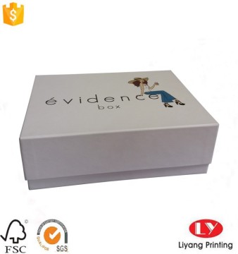 Custom clothes garment cardboard packaging Paper box