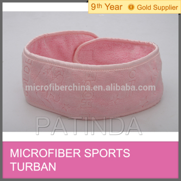 Microfiber sport hair band