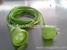 Australian Green Extension Cords With Piggyback Plug?