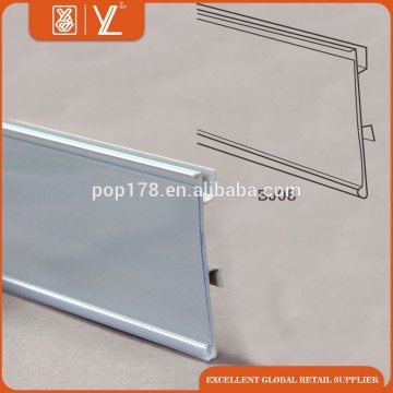 Supermarket retail Display Shelf Talker flat Shelf Data Strips