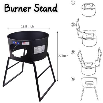 Soporte de quemadores al aire libre