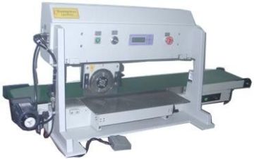 High Precision Pcb Depaneling Machine, Stainless Steel Motorized Circular Blade Pcb Depanelizer