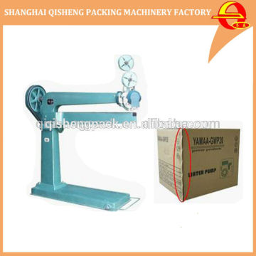 Corrugated carton stapler stitching machine