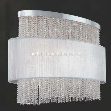 Contemporary Silk Shade Pendant Lamp